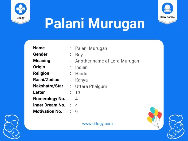 Palani Murugan Name Meaning